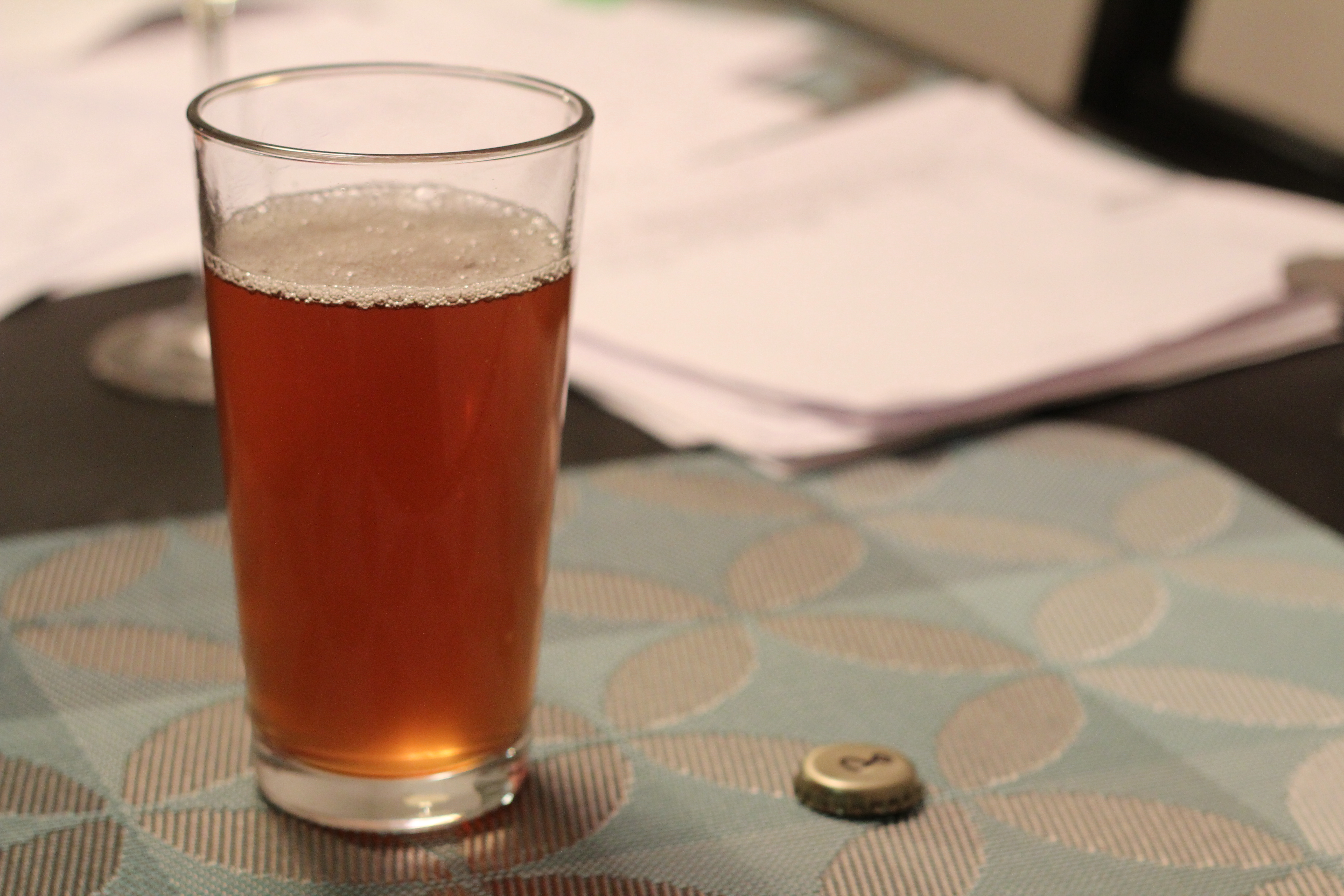 A picture of my 8th homebrew, the hells lager.