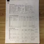 The recipe worksheet I used for my Windward Amber Ale (#12) beer.